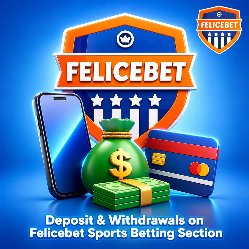 Felicebet sports betting deposit and withdrawal options including crypto, cards, and e-wallets with fast processing times