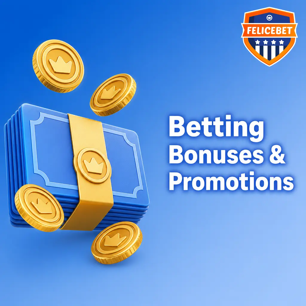 Felicebet bonuses including 150% sports welcome offer, 500% casino bonus, accumulator boosts, reload deals, and cashback in 2026