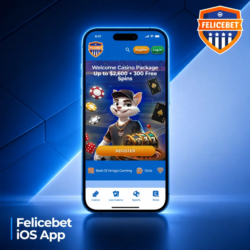 Felicebet iOS app home screen shortcut setup on iPhone showing Safari share menu and Add to Home Screen option