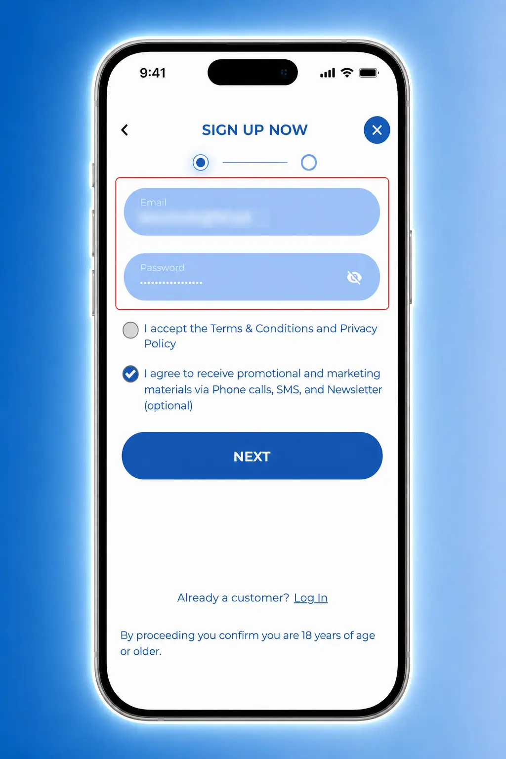 Felicebet sign up instructions showing 4 steps to register an account and claim a welcome bonus
