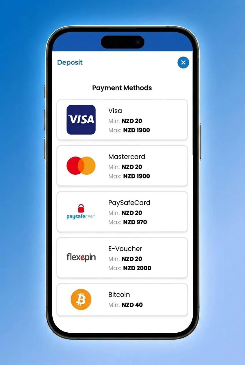 Step-by-step guide showing how to deposit funds on Felicebet using the Cashier section and payment methods
