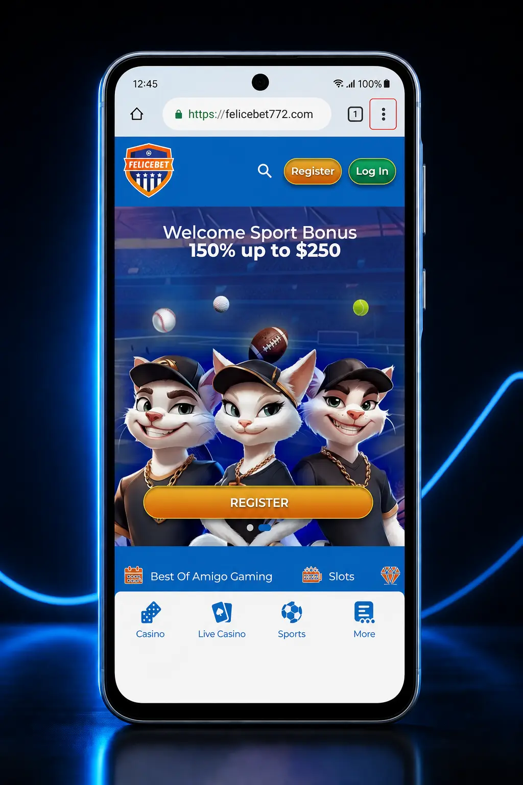 Felicebet APK download and installation steps on Android device showing setup process from download to login